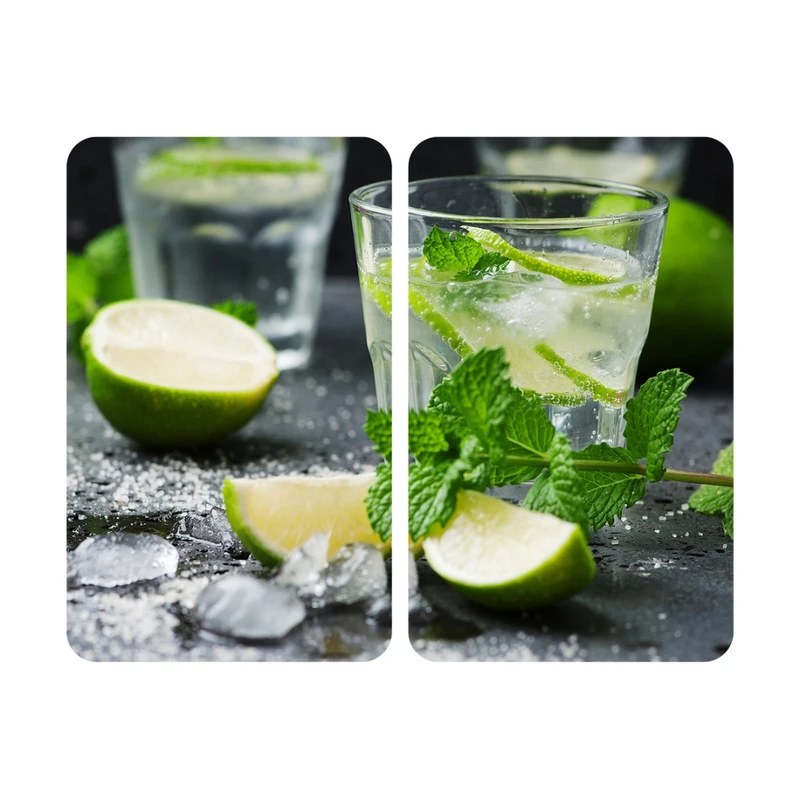 Стъклени плотове за котлони Wenko Mojito, Универсални, 2 бр